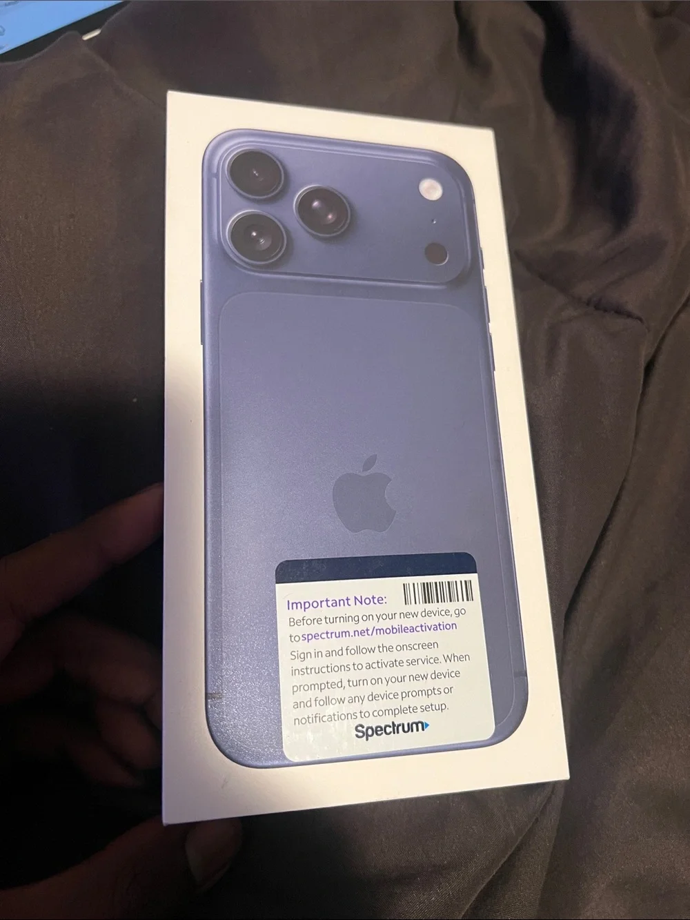 Apple iPhone in Deep Blue Finish